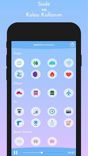 Bebek Uyutan Sesler - Beyaz Gürültü Kolik Offline screenshot 1