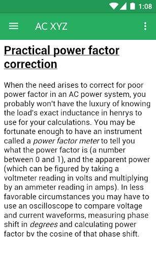 AC Electrical Engineering XYZ screenshot 2