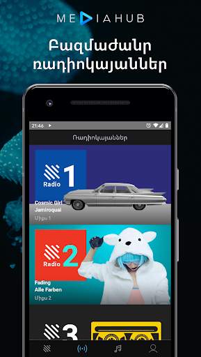 MediaHub - Armenian radios & music screenshot 1