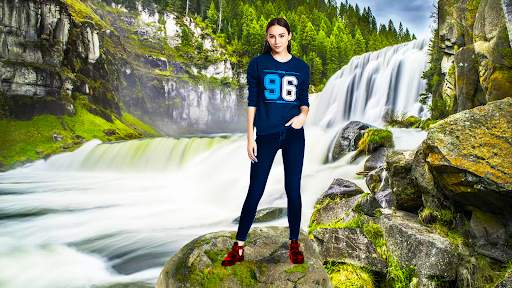 Waterfall Photo Editor -Frames स्क्रीनशॉट 3
