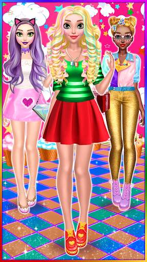 Candy Fashion Dress Up & Makeup Game 3 تصوير الشاشة