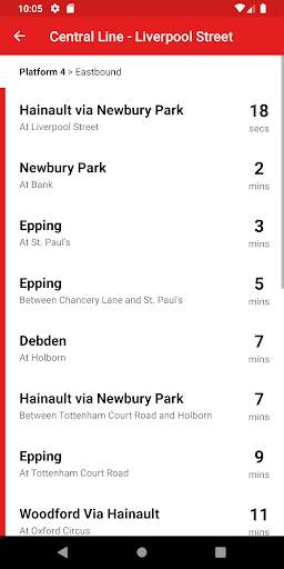 London Tube Live - London Underground Map & Status screenshot 3