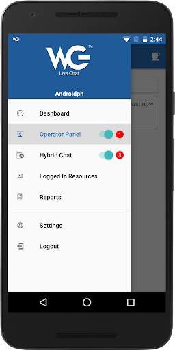 WG Live Chat Software screenshot 2