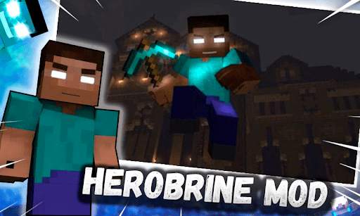Herobrine Mod for Minecraft PE screenshot 1