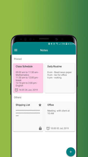 Daily Notes - Lists, Notes and Reminder скриншот 2