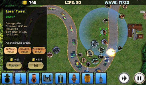 Tower Defense: Turrets Lite screenshot 3
