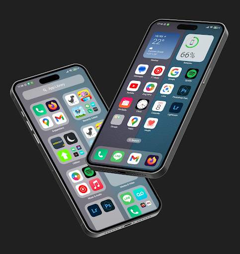 Launcher iOS 17, Phone 15 screenshot 1