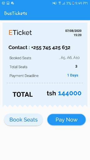 ETiketi - Tanzania Bus Ticket Booking App screenshot 15