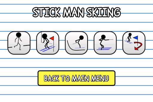 Stick Man Sports Ski Games screenshot 5