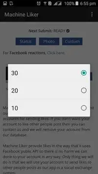 Machine Liker screenshot 5