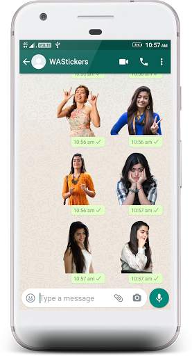 Rashmika Mandanna Stickers 4 WhatsApp screenshot 6