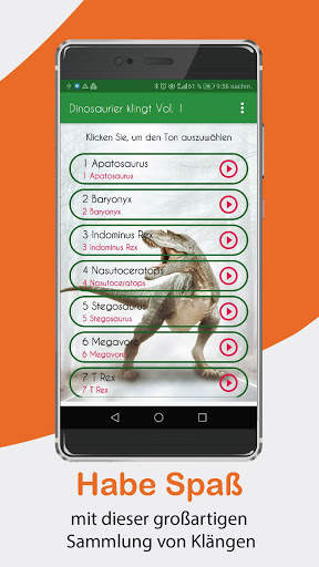 Dinosaurier-Sounds und Klingeltöne. screenshot 5