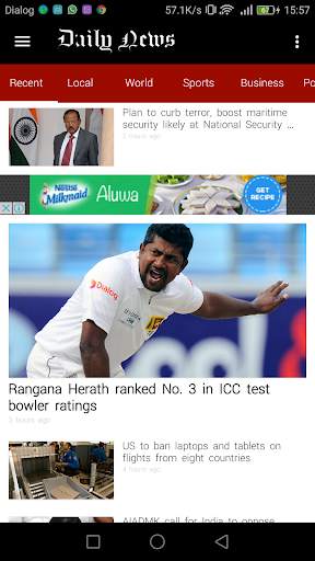 Daily News (Sri Lanka) screenshot 4
