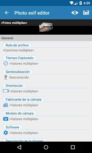 Photo exif editor screenshot 8