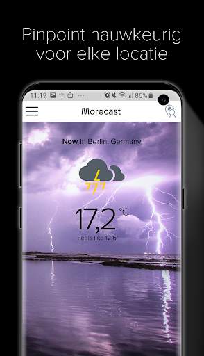 Weer & Weerradar - Morecast screenshot 1