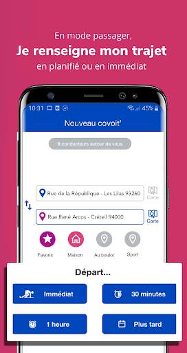 Citygo, covoiturage urbain au quotidien screenshot 6