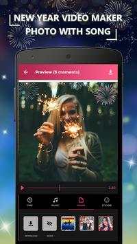 New Year Video Maker Photos With Song screenshot 3