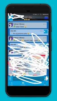 Tema dorae moon FOR BBM DUAL screenshot 3