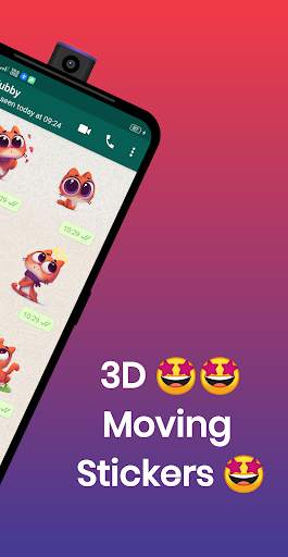 🥰 Moving Sticker - Animated Stickers for whatsapp screenshot 6