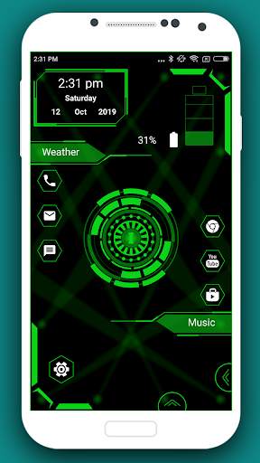 Hi-tech Launcher 3 - AppLock screenshot 14