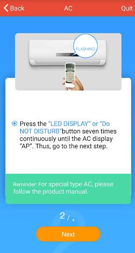 Trane Residential HVAC WiFi screenshot 1