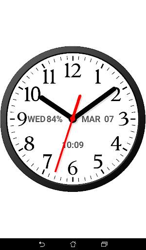 Analog Clock Widget-7 скриншот 1