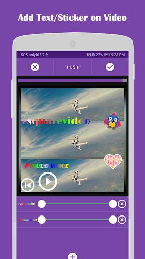 Video Editor: Square Video & Photo Slideshow 5 تصوير الشاشة