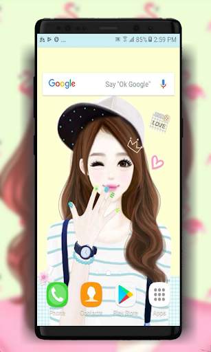 Cute Laura Wallpaper screenshot 4