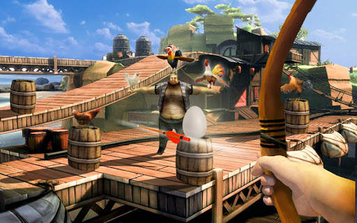 Crazy Chicken Shooting Game : Archery Killing screenshot 4