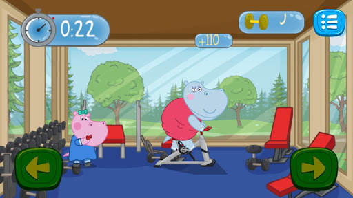 Fitness Games: Hippo Trainer screenshot 6