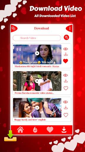 Romantic Video Status & Video Status screenshot 1