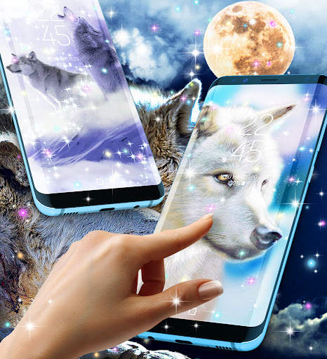 Wolf live wallpaper screenshot 3