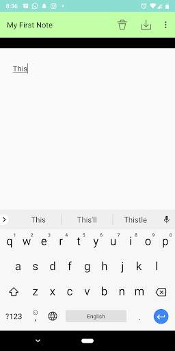 NotesApp 1 تصوير الشاشة