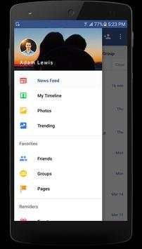 SimpleChat for Facebook Lite screenshot 1