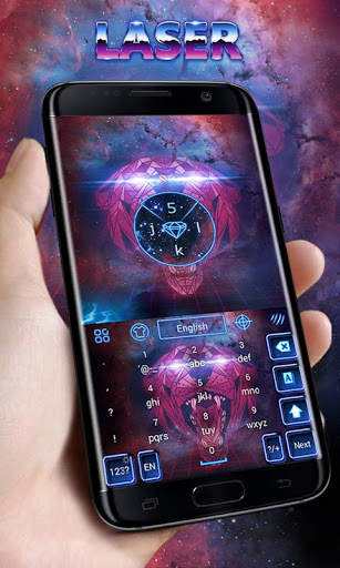 Laser GO Keyboard  Theme screenshot 3