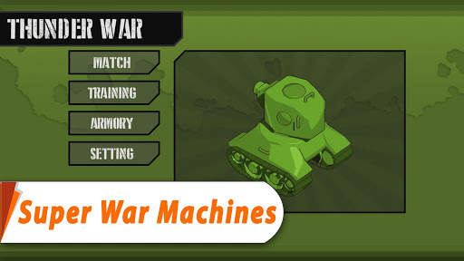 Thunder War: Free Mini Tank Shooting Game screenshot 1