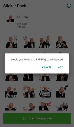 LKF Play - Whatsapp Stickers screenshot 3
