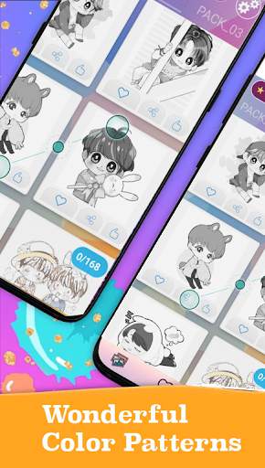 Anime Paint BTS Color by Number screenshot 13