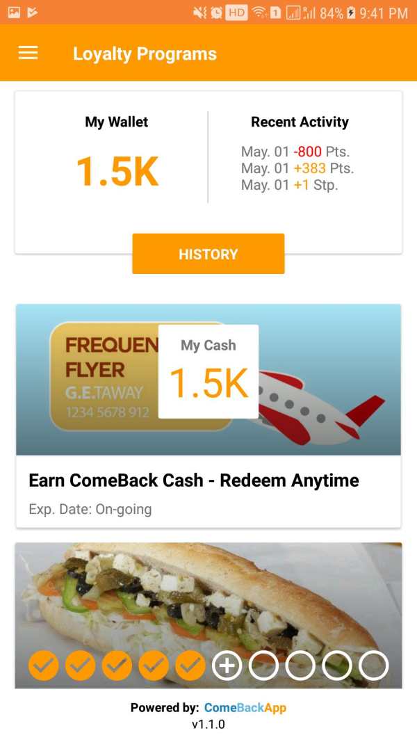 ComeBack App - Come Back App screenshot 1