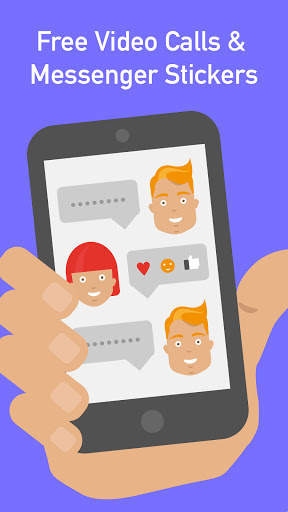 Messenger Video Calls Chat Stickers - App screenshot 1