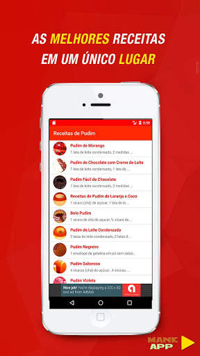 Receitas de Pudim screenshot 1