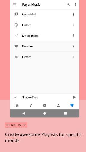 Faysr Music Player - Explore Your Library AD Free screenshot 6
