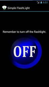 Simple FlashLight screenshot 1