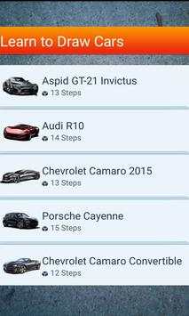 Learn to Draw Cars скриншот 2