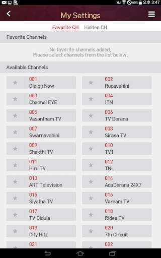 Dialog TV hub screenshot 6