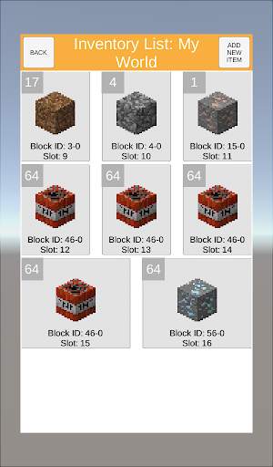 Inventory Editor for Minecraft screenshot 2