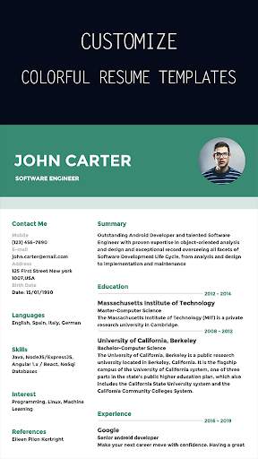 Resumaker - Resume builder app free CV maker jobs screenshot 4