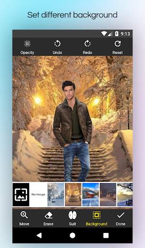 Men Winter Jacket Suit screenshot 4