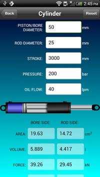 Hydraulic Cylinder Calc Free screenshot 4