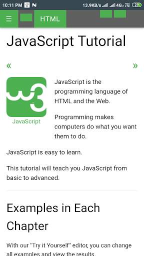 W3Schools 2020 offline screenshot 4